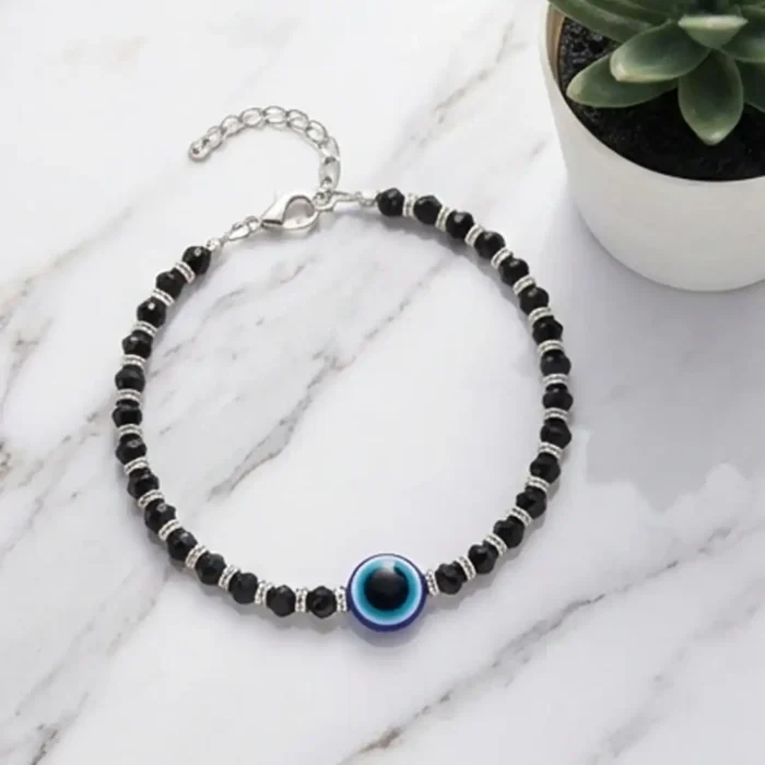 Adjustable Black Nazariya Bracelet – Spiritual Protection Amulet - Image 13