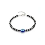Adjustable Black Nazariya Bracelet – Spiritual Protection Amulet