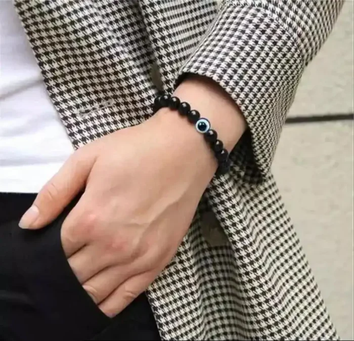 Black Onyx Evil Eye Bracelet – Powerful Nazar Protection Jewelry for Men & Women - Image 5