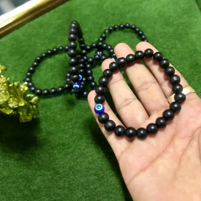 Black Onyx Evil Eye Bracelet – Powerful Nazar Protection Jewelry for Men & Women - Image 2