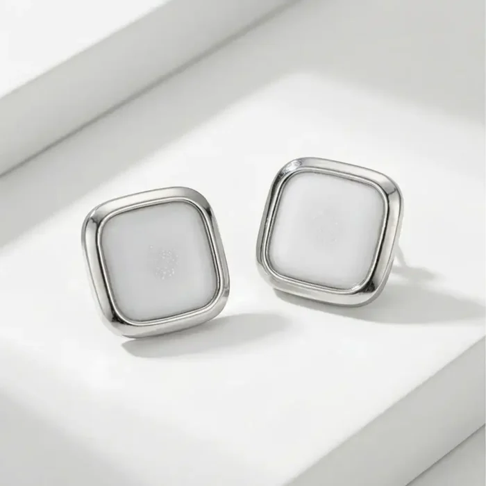 5 Pairs Stainless Steel Earrings for Women – Random Mystery Pack of Trendy Gold & Silver Studs, Hoops & Drop Earrings – Hypoallergenic, Anti-Tarnish Aesthetic Jewelry Set for Sensitive Ears (Korean Fashion Mix) - Image 7