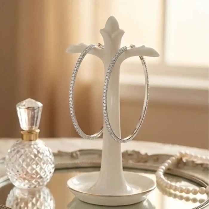 18K Gold Plated Stainless Steel Huggie Hoop Earrings – Tarnish-Free Minimalist Gold Hoops - Image 4