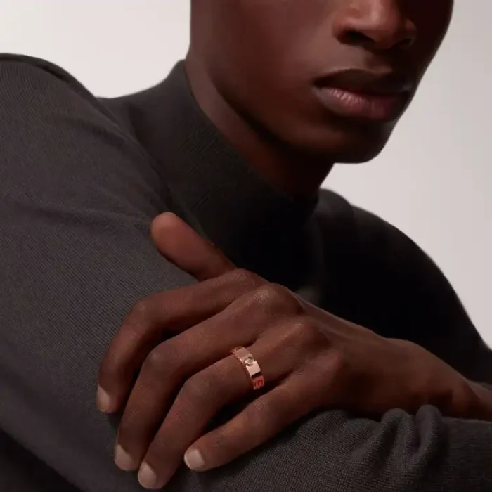 Luxury Rose Gold Stainless Steel Ring - Image 6