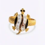 Gold-Plated Tortoise (Kachua) Ring | Stainless Steel Lucky Ring